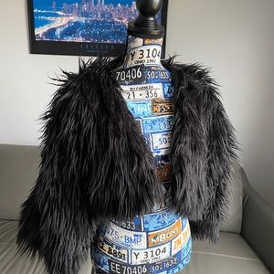 Black Plush Jacket